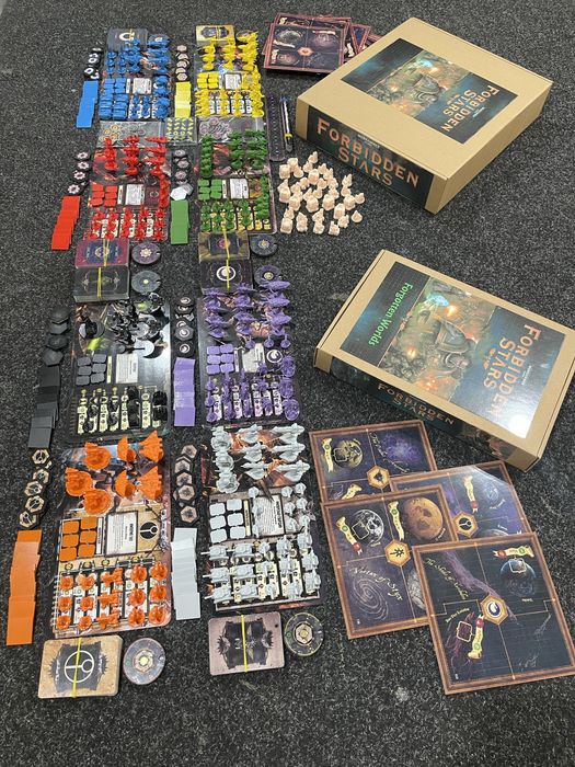 WARHAMMER: Forbidden Stars База та Forgotten Worlds Доп.Настільна гра