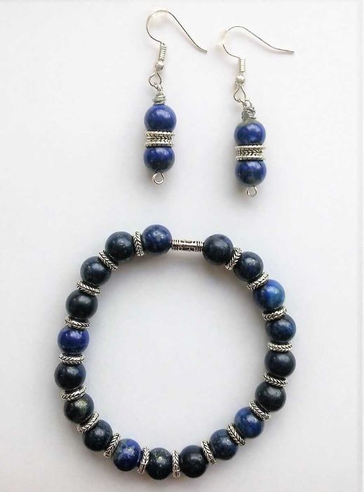 браслет и серьги  набор  ручная работа