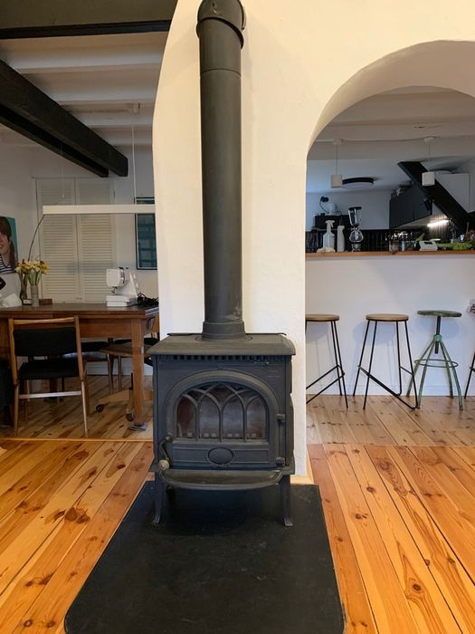 Jotul f3 żeliwny piec norweski solidne rury kolanka koza kominek
