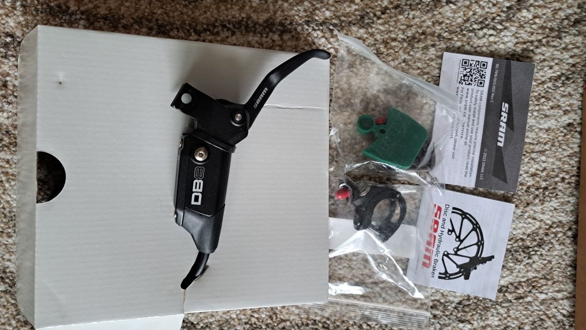 Nowy Hamulec hydrauliczny tarczowy SRAM DB 8 przód 950