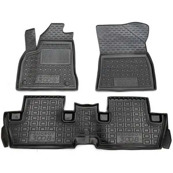 Мʼякі коврики для Peugeot 308\ 3008\ 5008\ 2008\ Rifter\ AVTO-Gumm