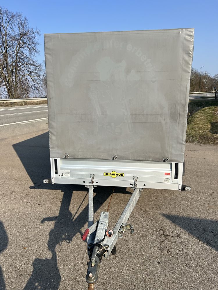 HUMBAUR przyczepa skrzyniowa  2014r 2000kg DMC