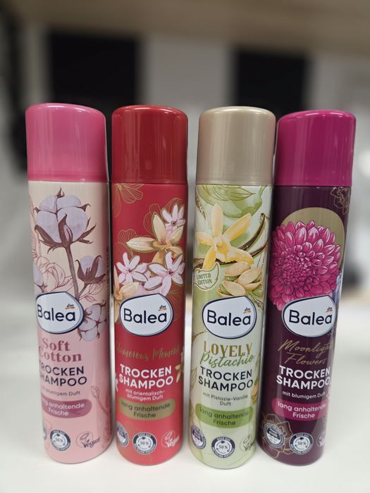 Suchy szampon Balea zestaw 4szt. Oryginalny niemiecki
