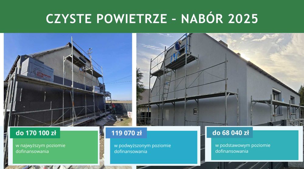 Audyt Energetyczny + Wniosek Ocieplenie z elewacją i tynkiem DOTACJA