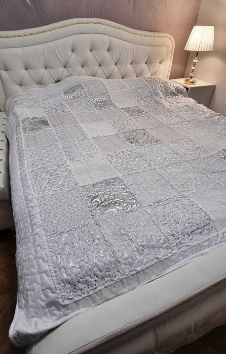 ŁÓŻKO 160*200 Premium Glamour +  Ławka