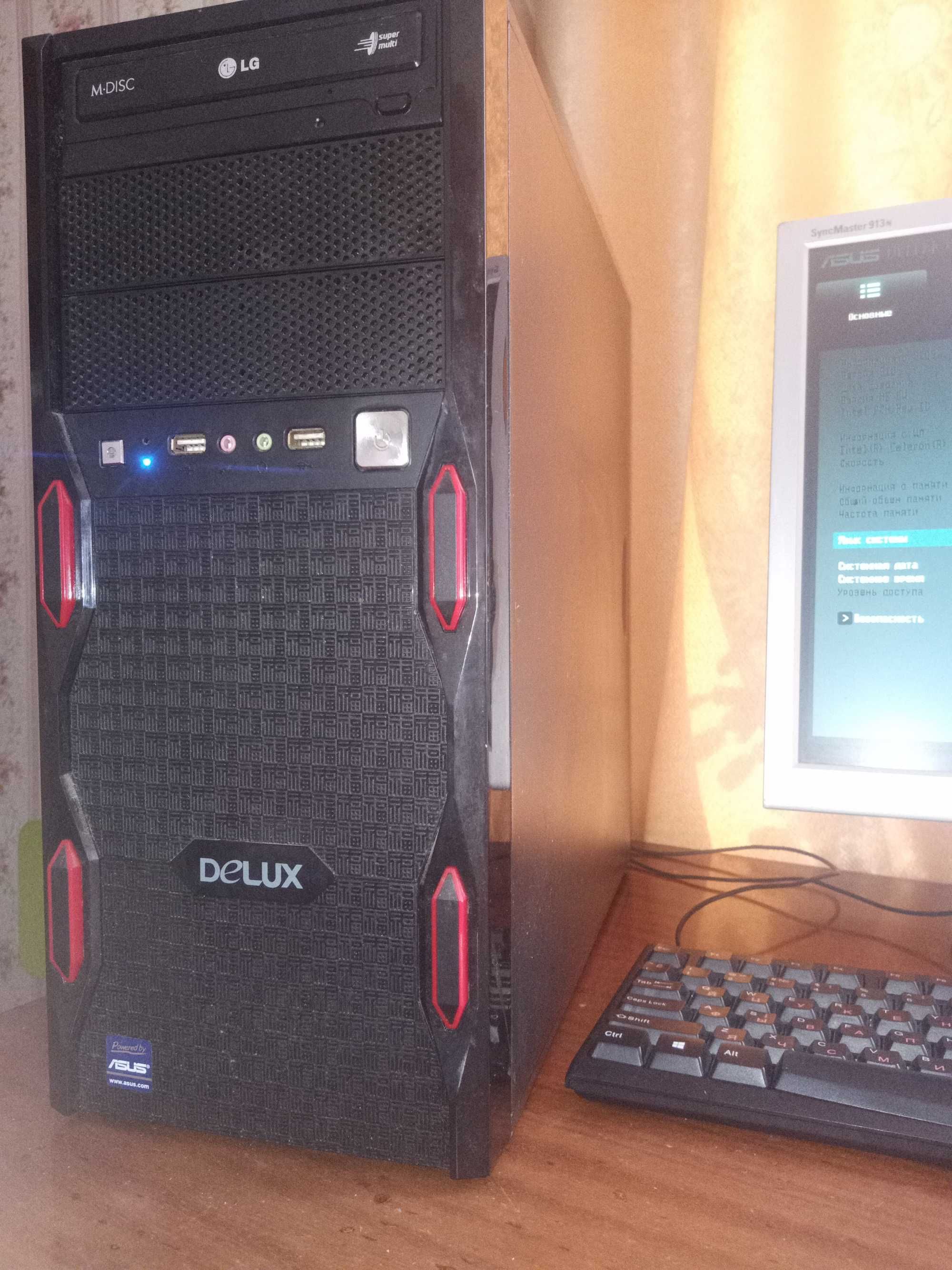 Asus LGA1155 Сeleron G1620, 16 GB DDR3, 400W