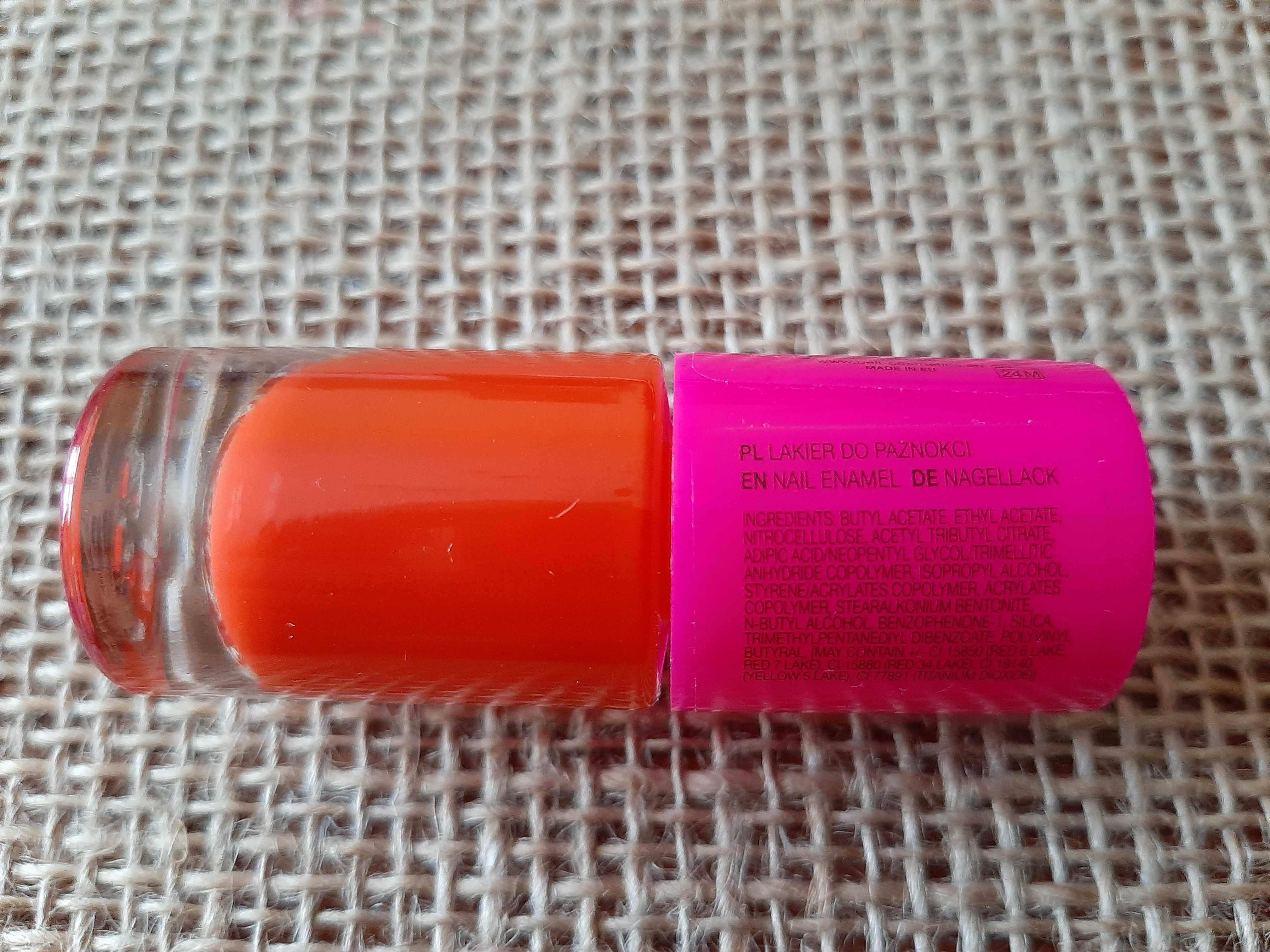 Lakier do paznokci 01 Neon Orange Bell Wa-wa NOWY