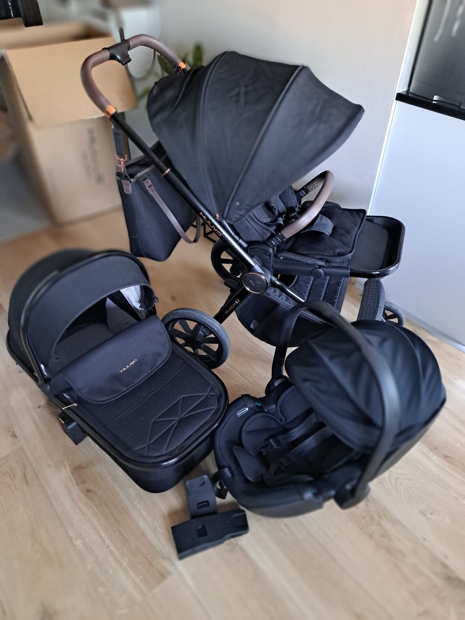 Wózek Muuvo Quick SE2 + fotelik Britax Romer