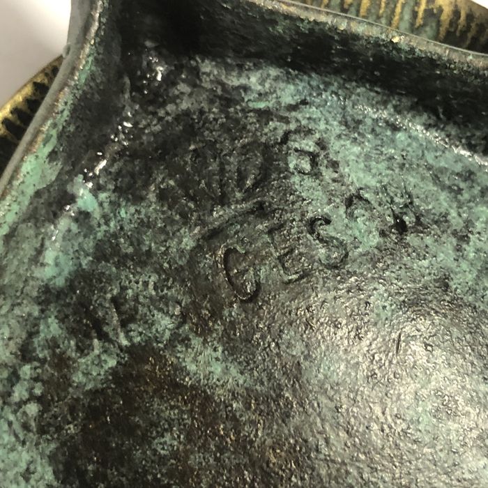 Папільничка підставка бронза латунь вінтаж черепаха