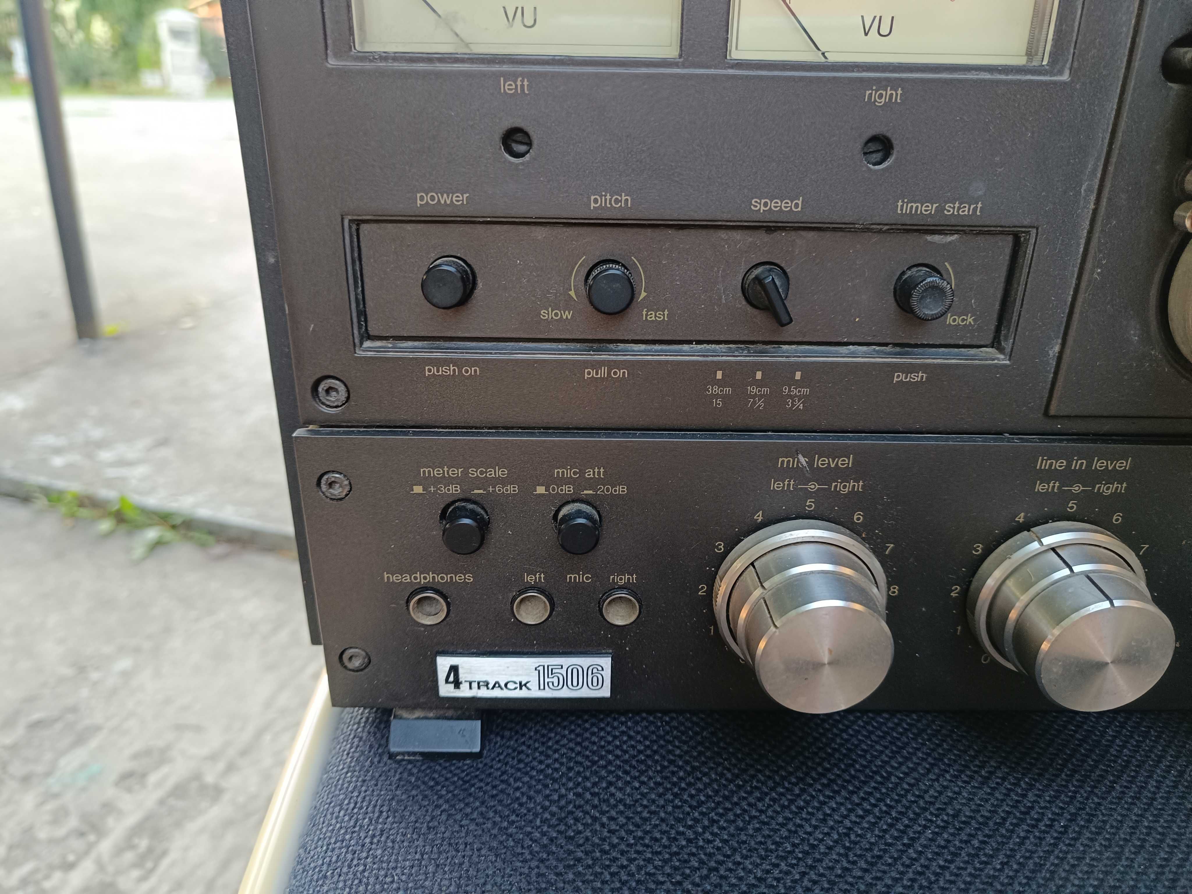 Technics magnetofon szpulowy model 1506 US