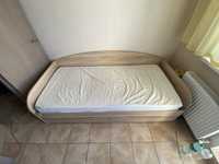 Ліжко односпальне Ліон компанія ПП Л-5 90x200 см дуб сонома