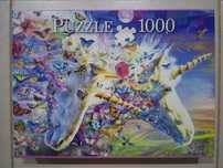 Puzzle 1000 Unicórnios come novo