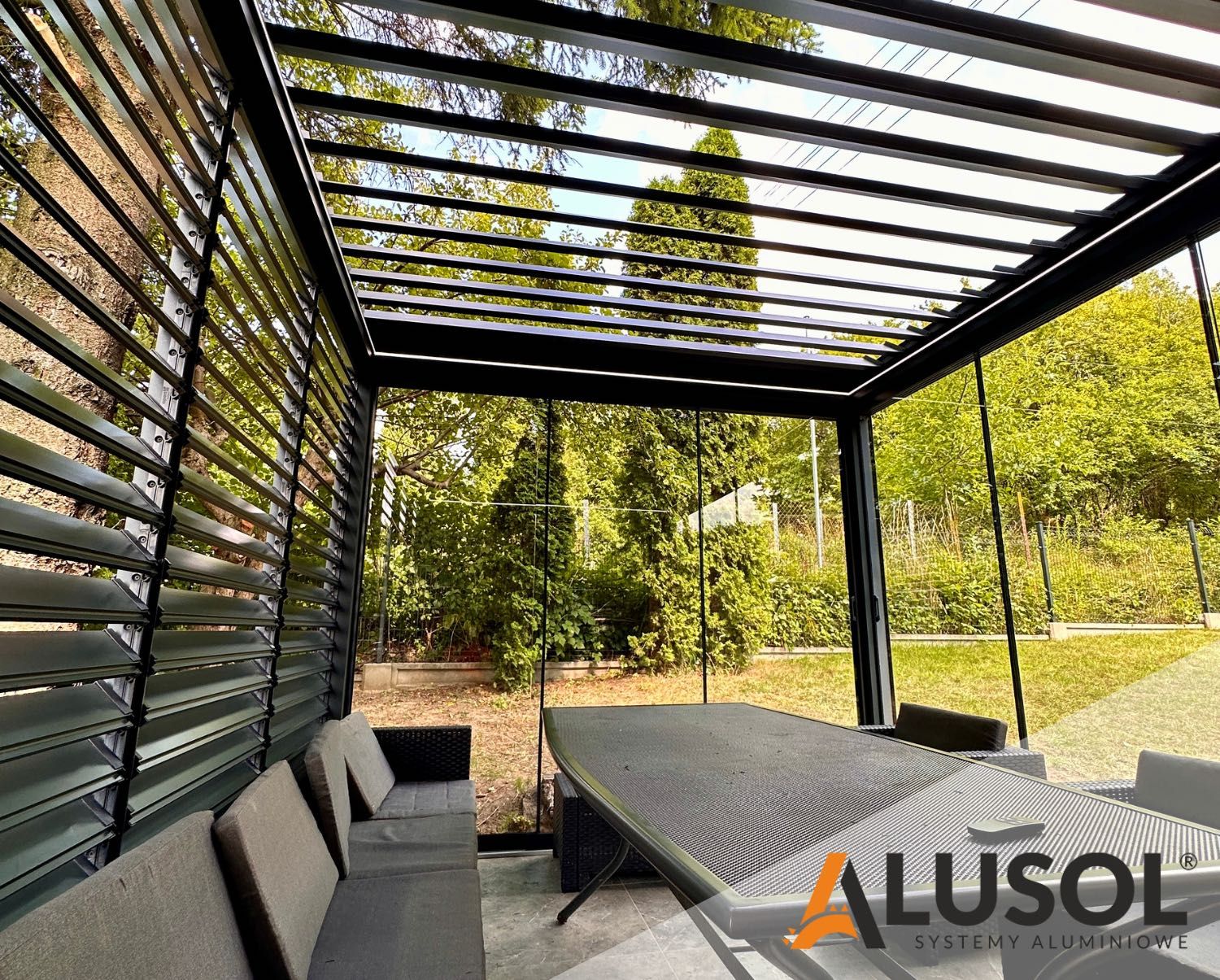 Pergola Lamelowa Aluminiowa Wysoka Jakość Ruchomy Dach Lamele JAKOŚĆ!