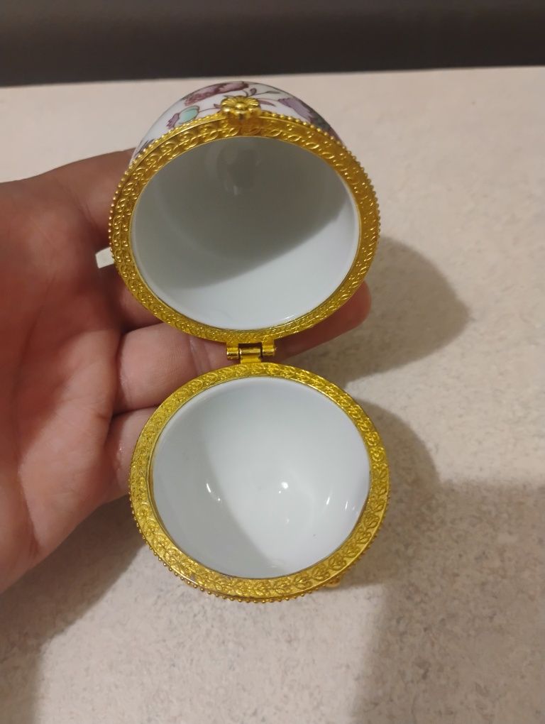 Jajko ozdobne porcelana
