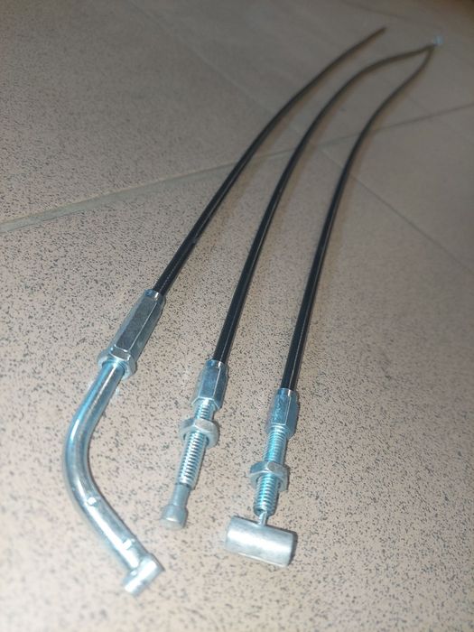 Nowy zestaw kpl linki gaz sprzęgło hamulca motorynka