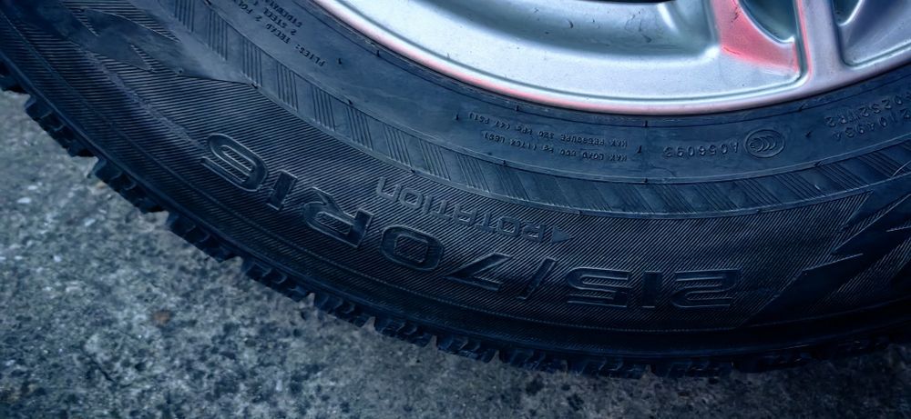 Felgi aluminiowe  opony zimowe