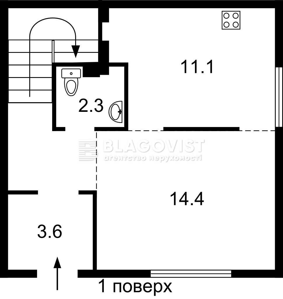 Продаж танхаус Петропавльвська Борщагівка, без %