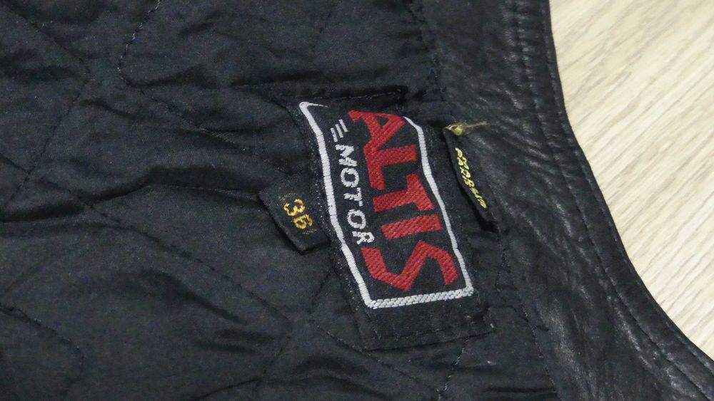 Jardineiras de cabedal - motard (tamanho M - 1,75/79Kg)