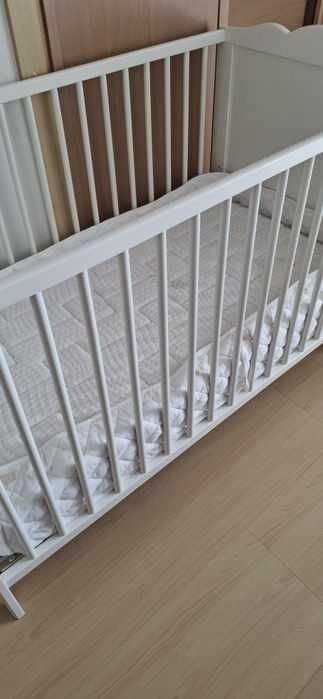 SMÅGÖRA Berço, branco, 60x120 cm IKEA + Colchão