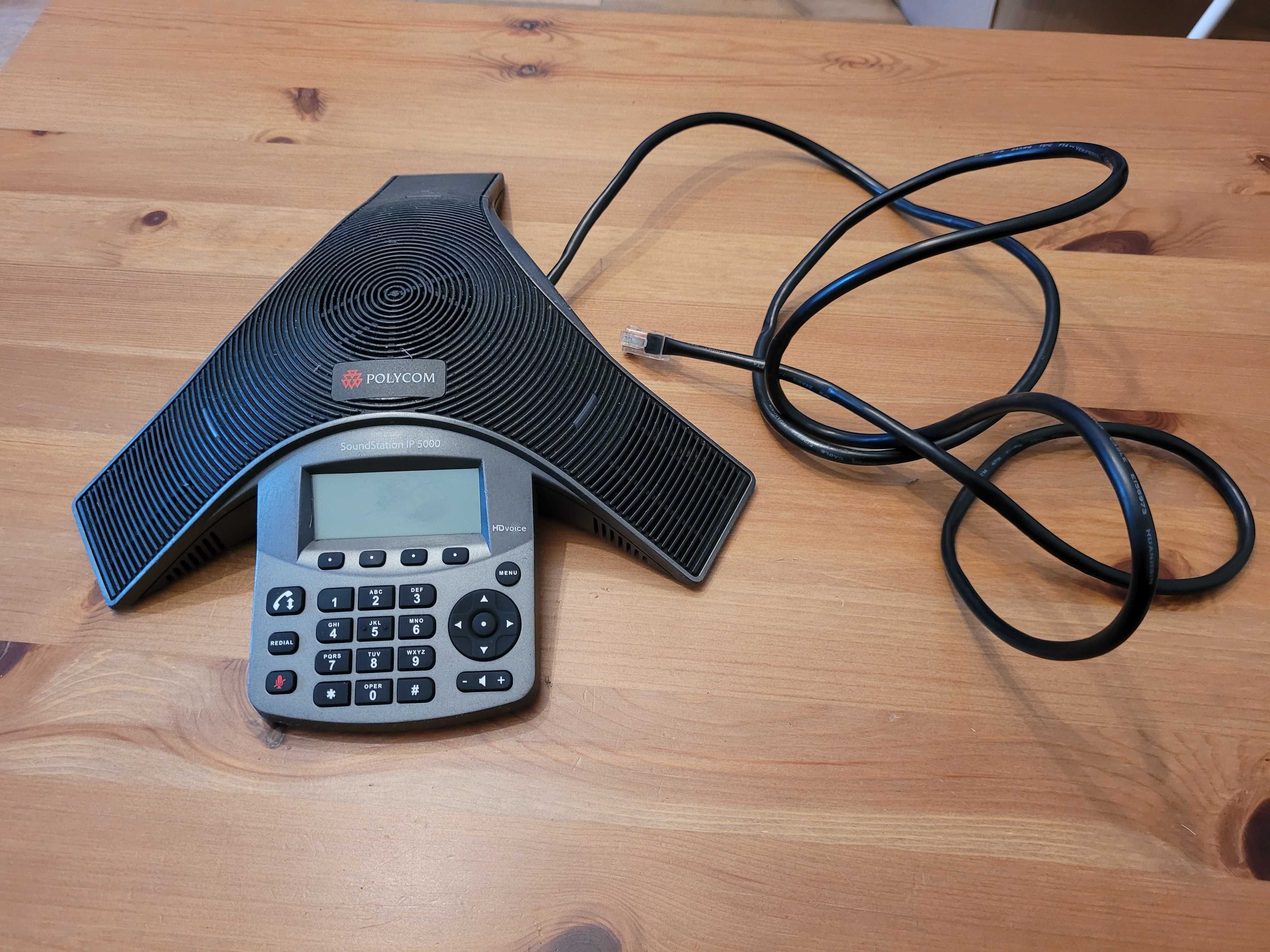 Telefon konferencyjny POLYCOM SOUNDSTATION IP 5000 stacjonarny ZESTAW