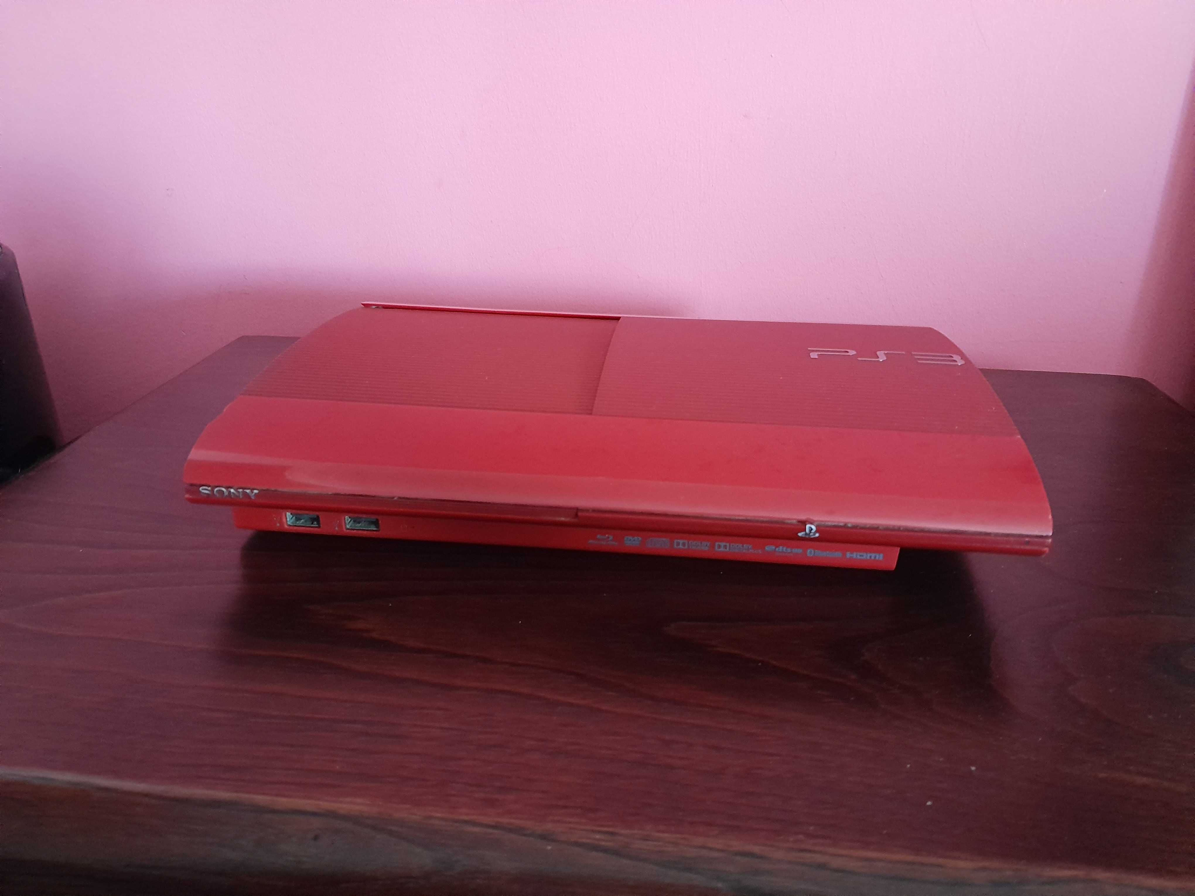 PS3 Super Slim Red