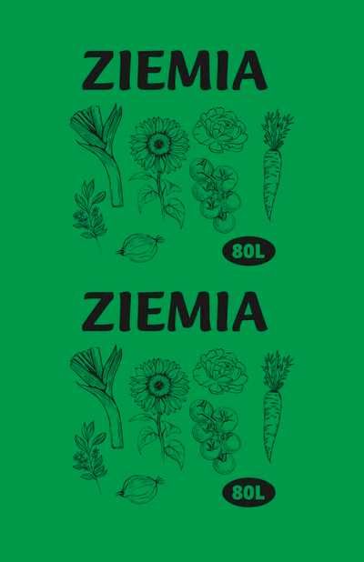 Worki na korę, ziemię, torf z nadrukiem-od producenta