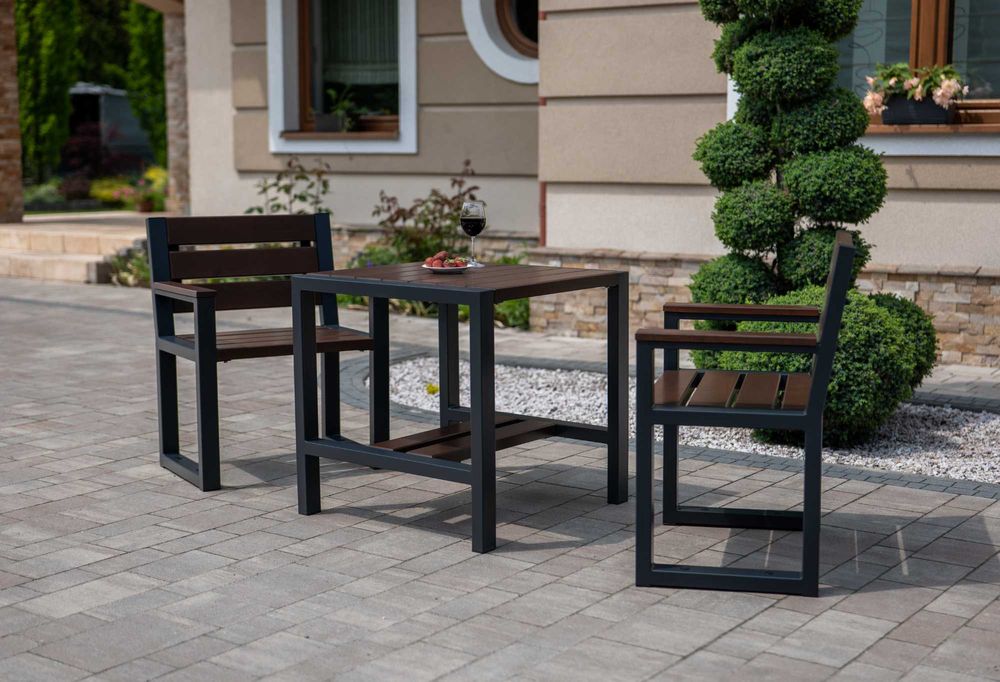 Zestaw Mebli Nowoczesnych - Idealny Do Kawiarni i Na Balkon!