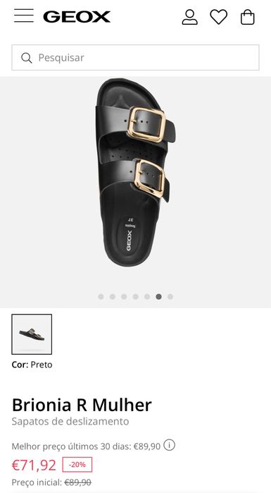 Sandalias Geox senhora - tamanho 37