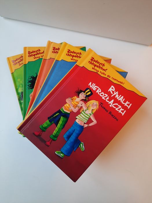 Żadnych chłopaków! książki dla dzieci i młodzieży, zestaw