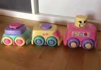 Fisher Price zabawki interaktywne edukacyjne autka