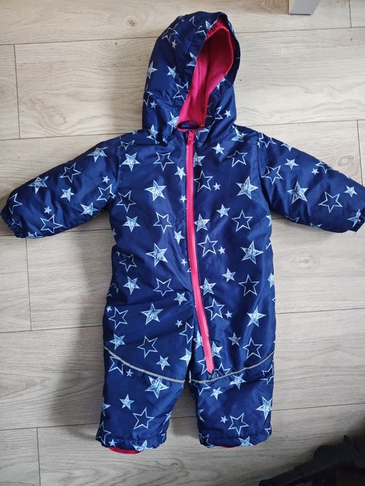 Kombinezon jesienny zimowy ocieplany niemowlęcy rozmiar 74