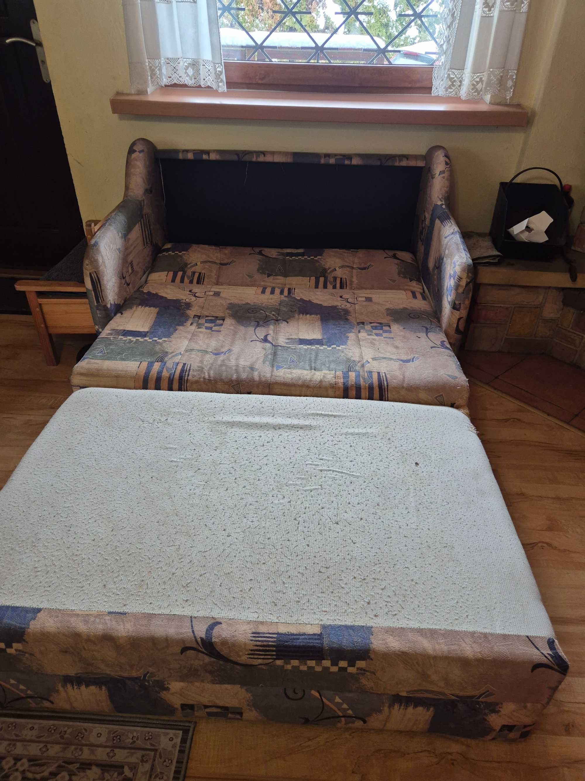 Sofa Rozkładana do Przodu - Pojemnik na pościel 130 cm