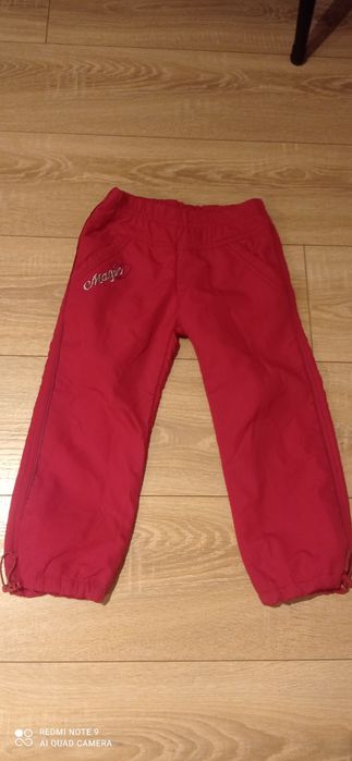 spodnie ocieplane dziewczęca 98/104