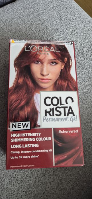 Loreal Paris farba do włosów colorista odcień cherryred