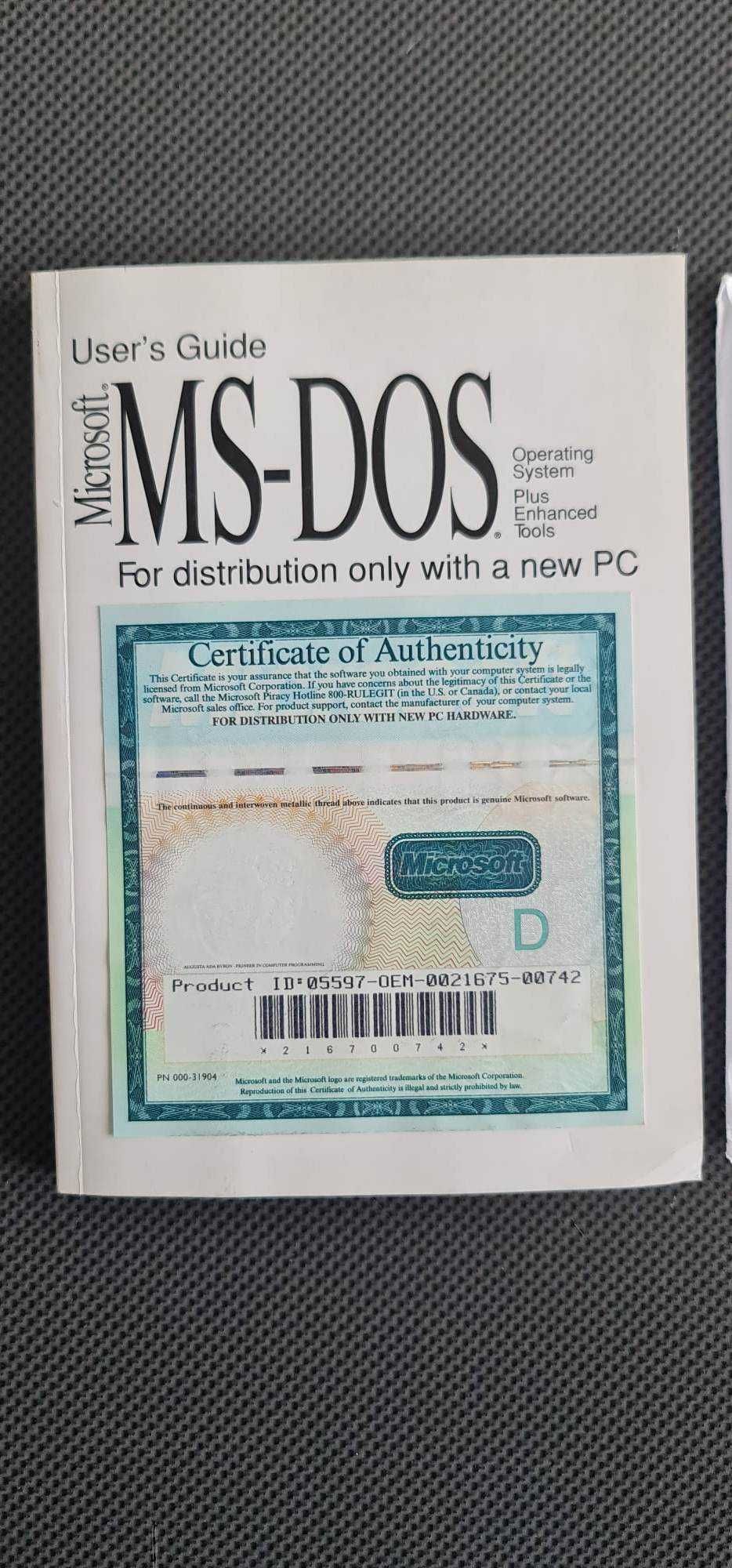System operacyjny MICROSOFT MS-DOS 6.22 Nowy