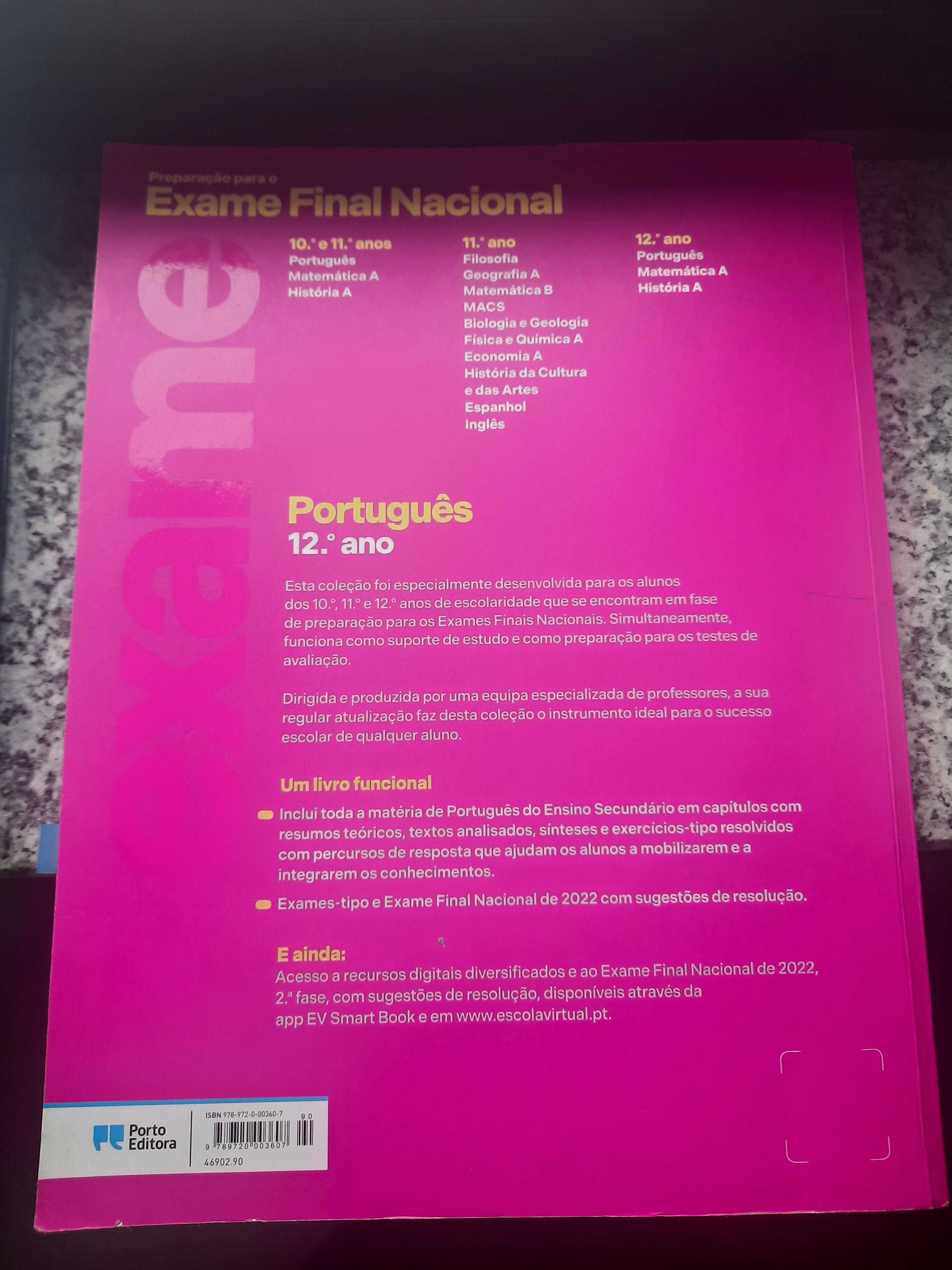 Livro exame 2023 português