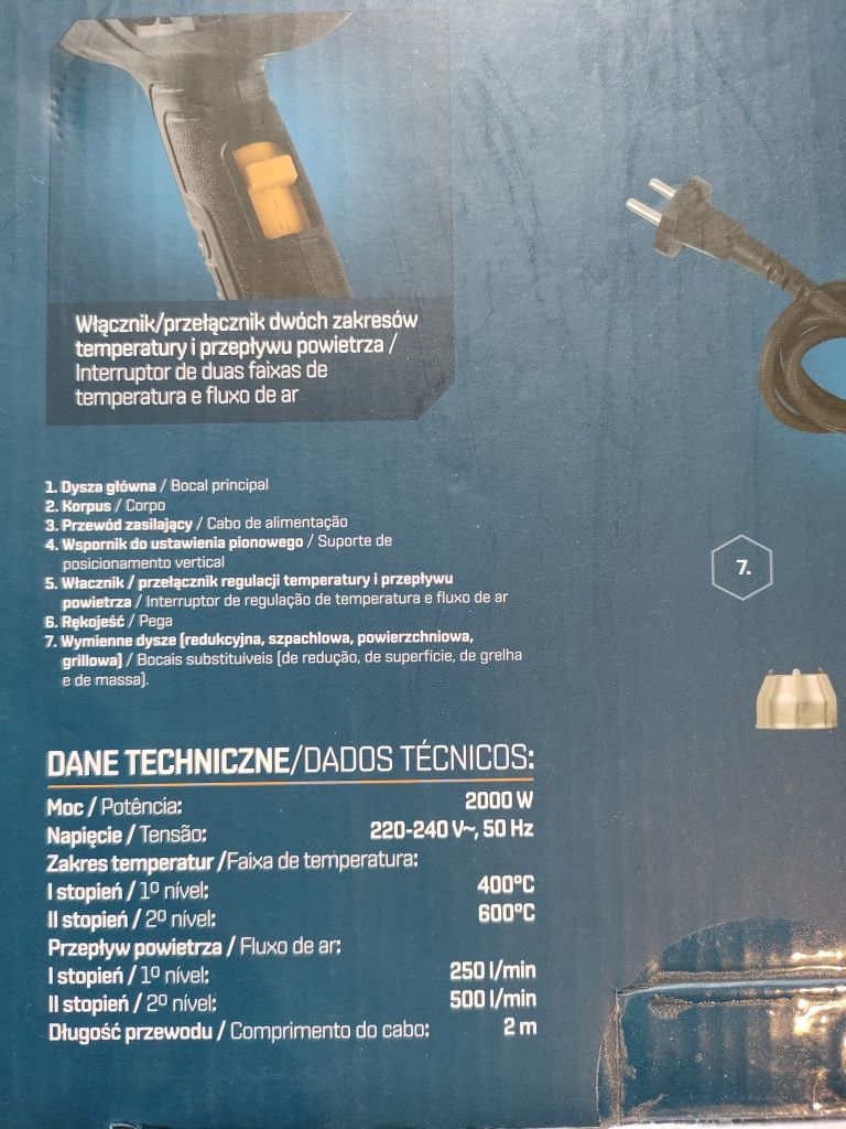 Opalarka NiteoTools 2000W Z gwarancją producenta.