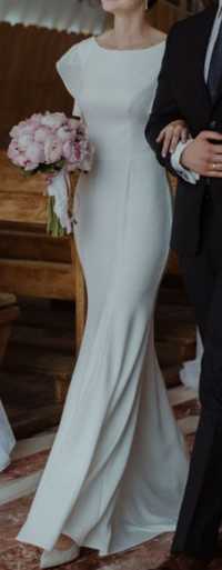 Suknia Ślubna S/ wysokość 164+ 8-10cm szpilki
