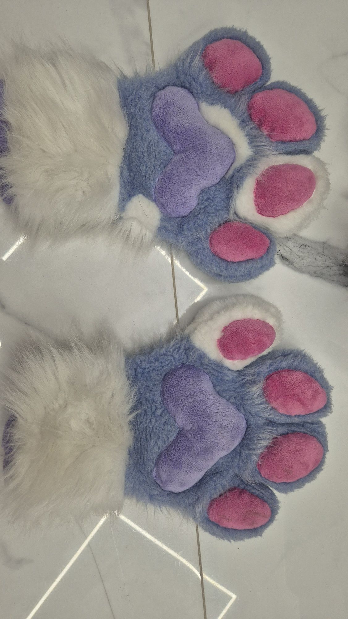 Furry kot z łapami