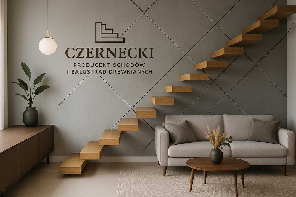 Schody wiszące, pływające, wspornikowe, produkcja, montaż, Polska