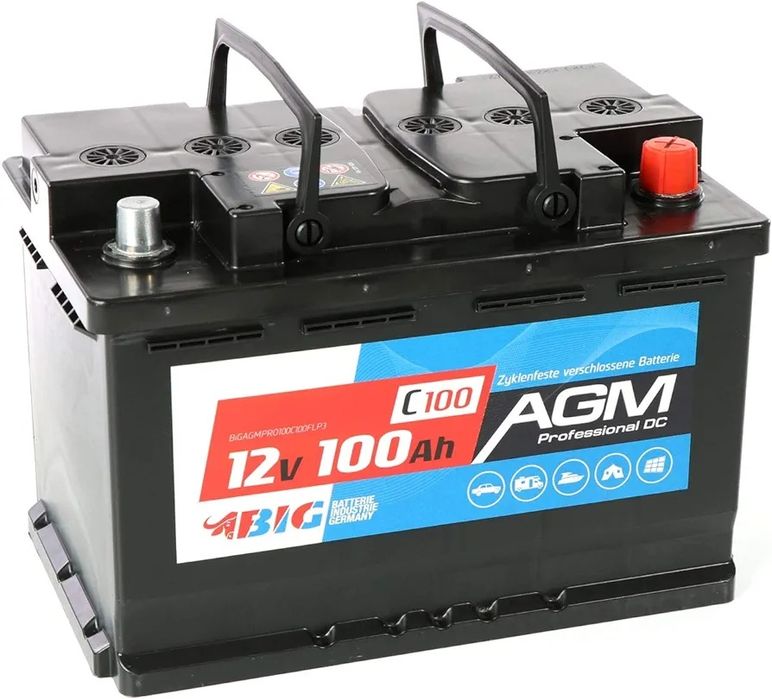 Аккумуляторы AGM 100Ah-12В Deep Cycle, Германия. Наличие..