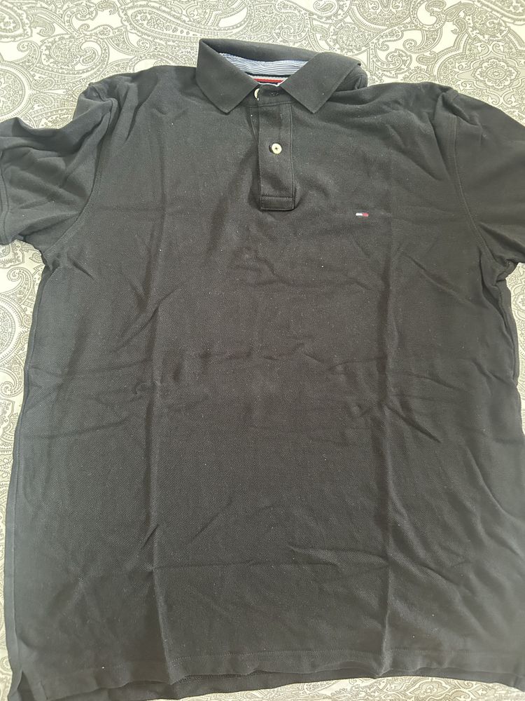 Polo Tommy Hilfiger preto L