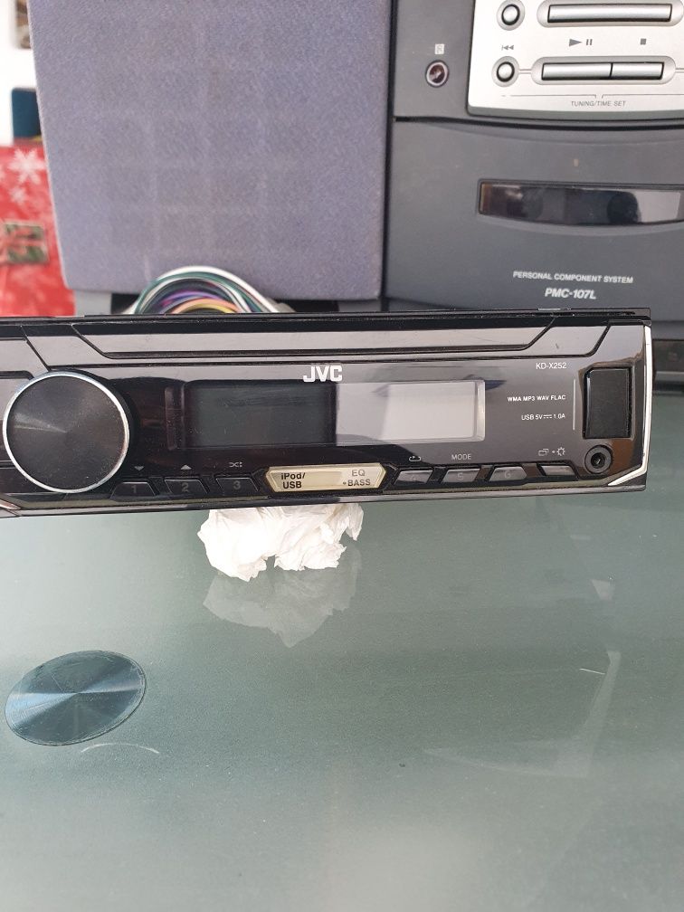 Conjunto aparelhagem, autoradio,  mp3