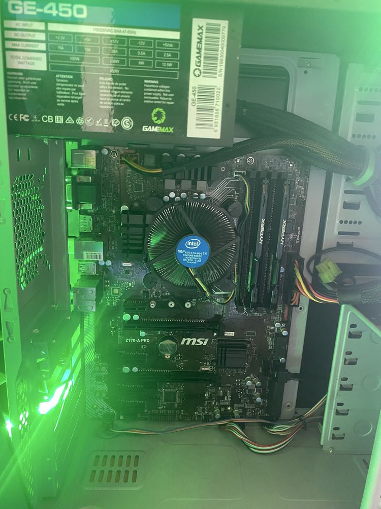 Ігровий ПК (i5-6600, 16gb, SSD 480gb)