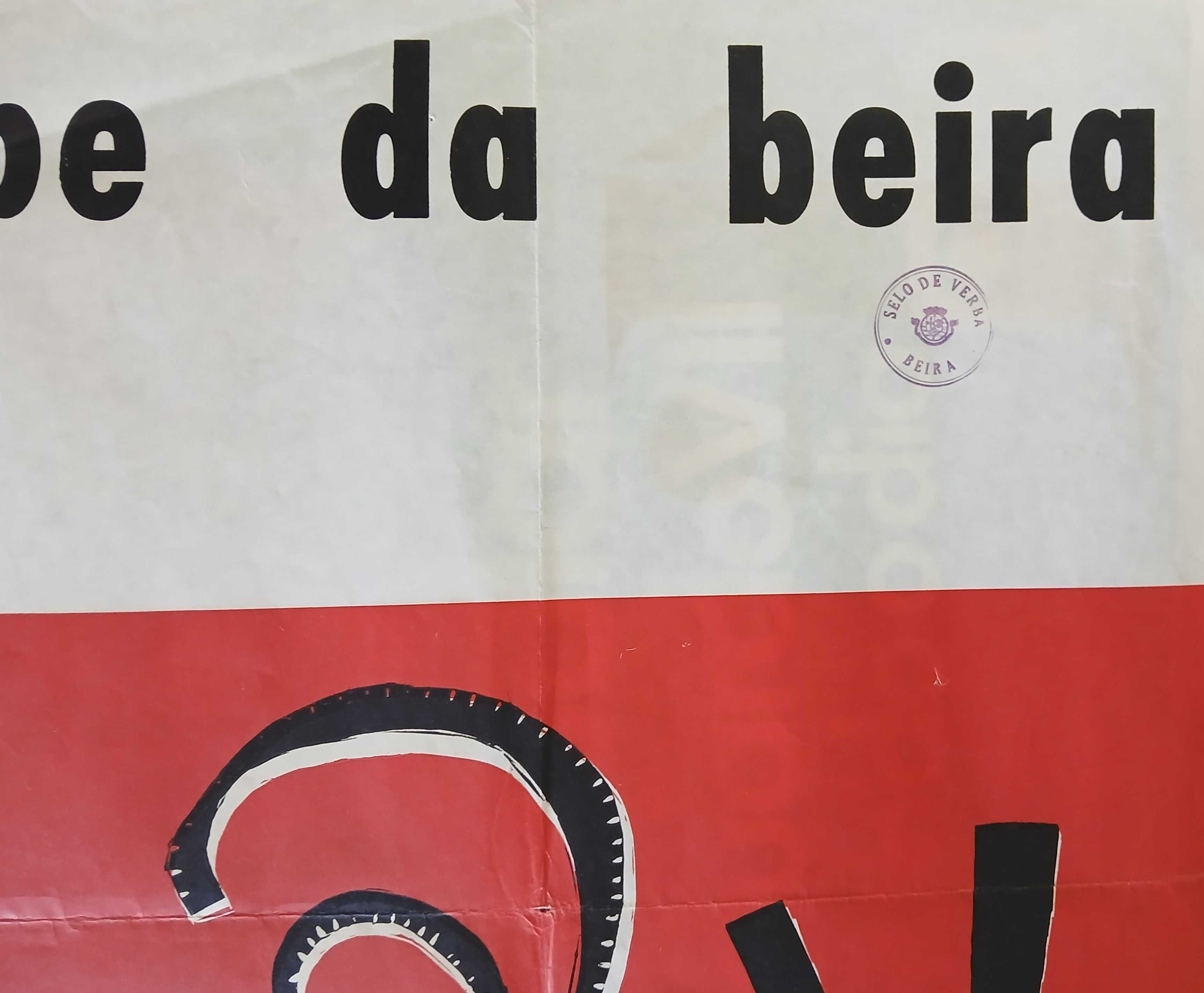 Poster cartaz 1º festival cine-clube da beira 1964