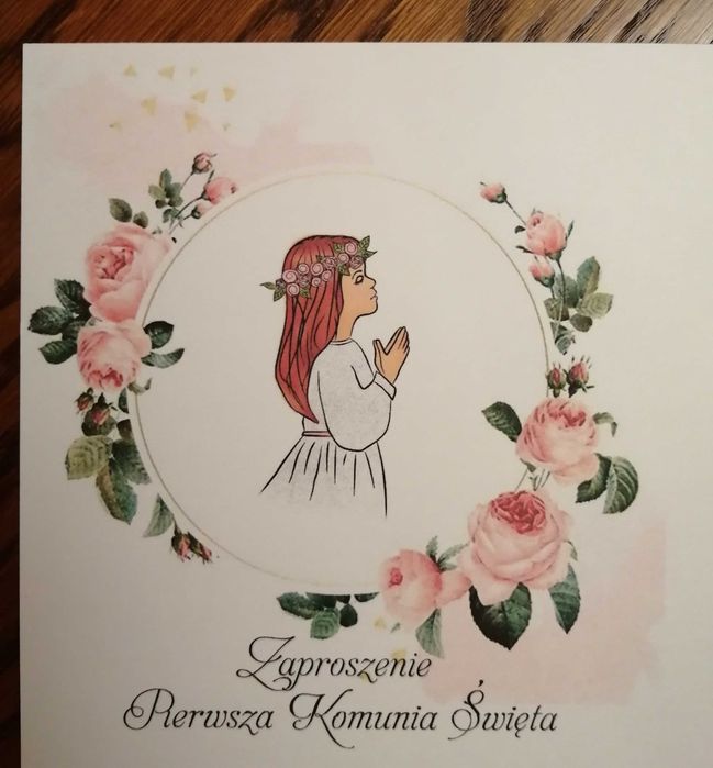 zaproszenia na komunię