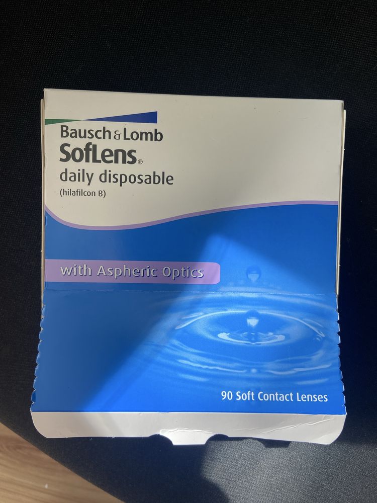 Soczewki jednodniowe +3,00 Bausch&Lomb