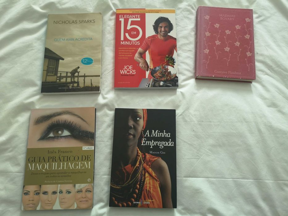Livros Variados em Português, preço com portes incluídos