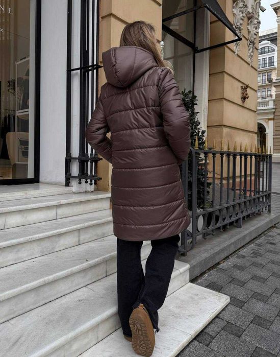 Куртка жіноча зимова двохстороння лео плащівка силікон 200