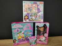 Koci domek Gabi Gabby's Dollhouse lalka figurka puzzle domek walizk